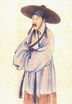 新塘觀月詩人畫像