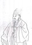 朱希仲设榻温密与真诗人画像
